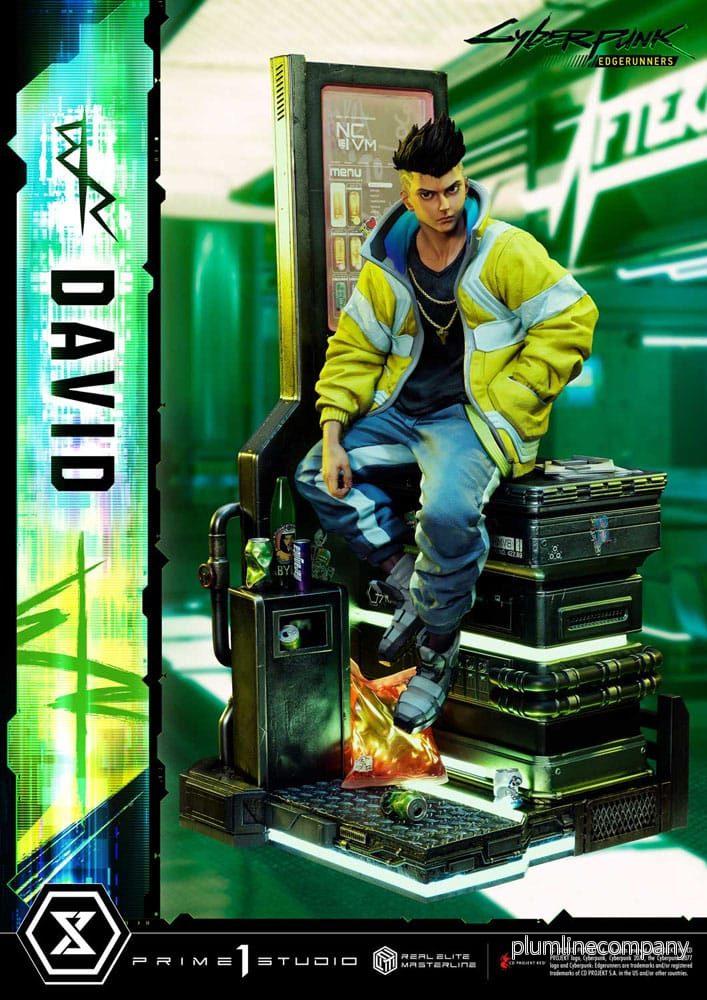 Cyberpunk: Edgerunners Real Elite Masterline Series-staty 1/4 David 58 cm - Bild 3