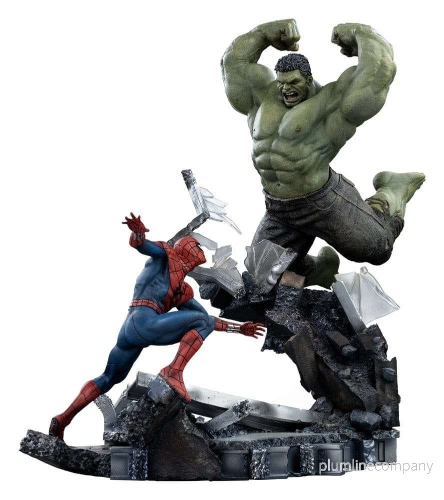Marvel Comics Art Scale Statue 1/10 Spider-Man vs Hulk 38 cm Marvel Comics Art Scale Statue 1/10 Spider-Man vs Hulk 38 cm