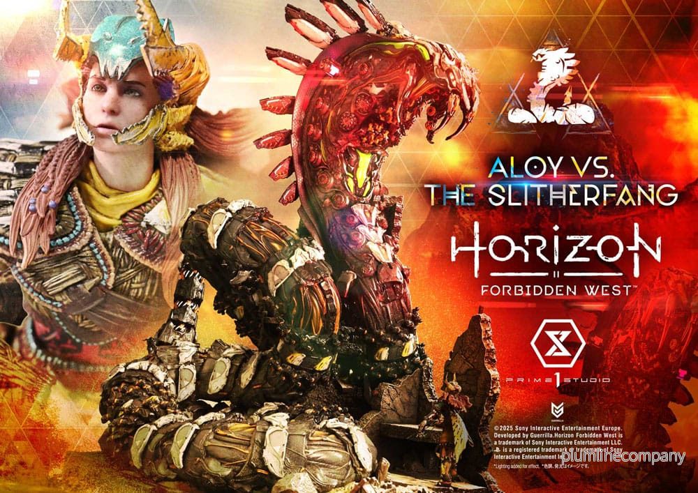 Horizon Forbidden West Ultimate Diorama Masterline Series Statue Aloy vs. The Slitherfang Bonus Version 82 cm - Bild 2