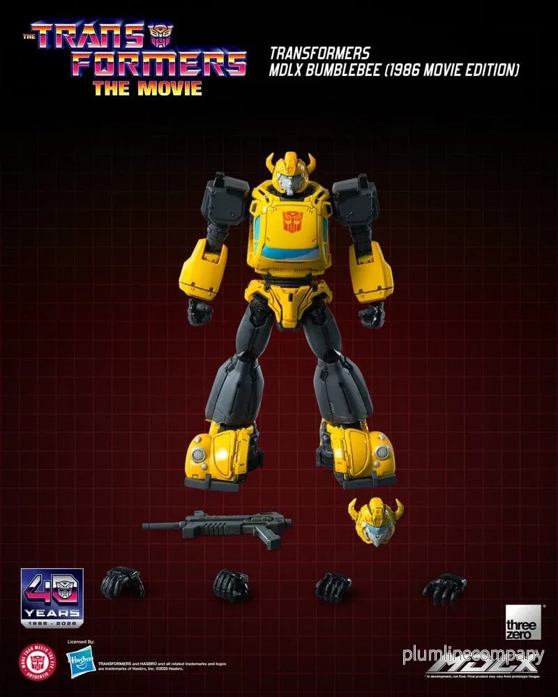 Transformers MDLX Action Figure Bumblebee (1986 Movie Edition) 12 cm - Bild 2
