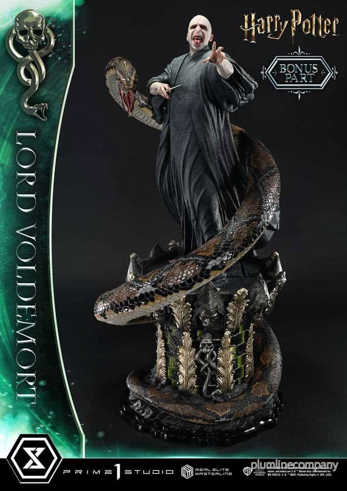 Harry Potter Real Elite Masterline Series staty 1/4 Lord Voldemort Bonus Version 83 cm