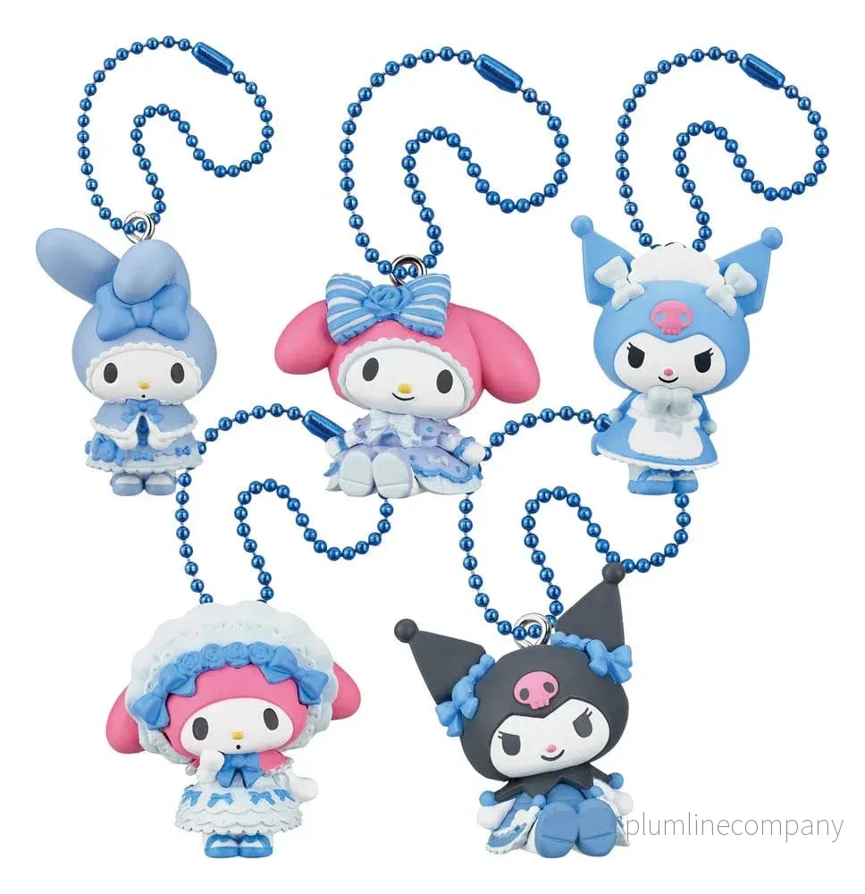 Sanrio Twinchees Mini Figurer My Melody x Kuromi Sweet Lolita 5 cm Blind Pack Display (24) - Bild 2