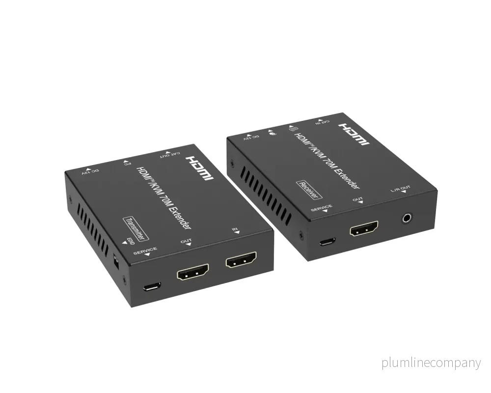 NÖRDIC KVM Förlängare HDMI 4K60Hz 70m CAT6 NÖRDIC KVM Förlängare HDMI 4K60Hz 70m CAT6