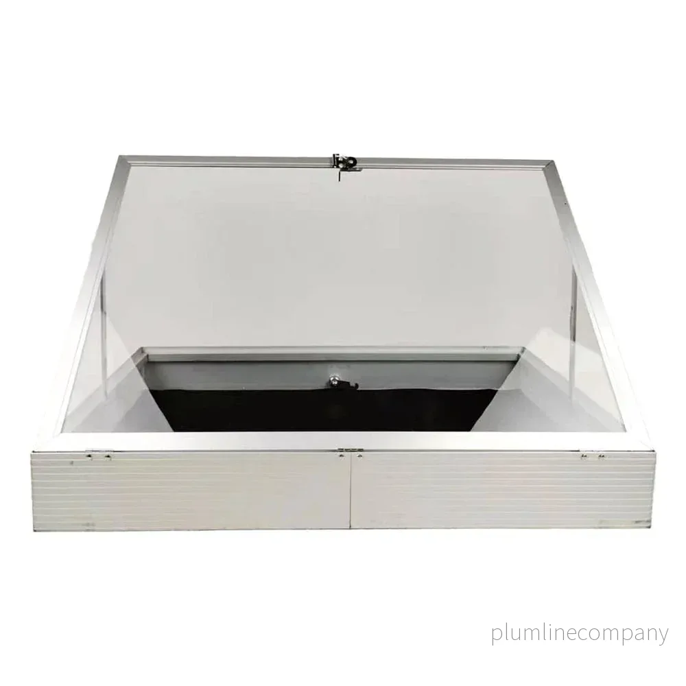 Evoretro Aluminium Display Case Silver - Låsbart Vitrinskåp - Bild 3