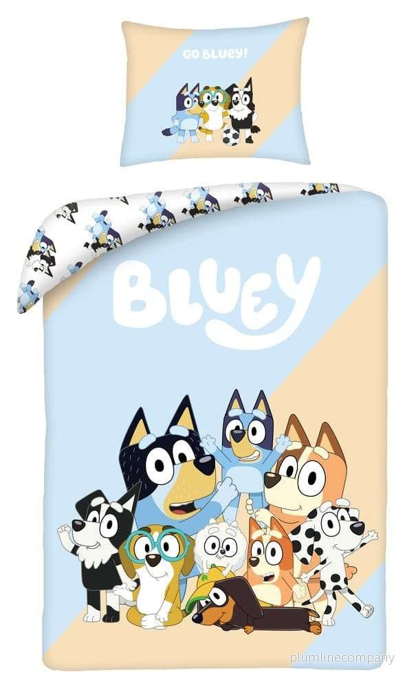 Bluey påslakanset Go Bluey 160 x 200 cm / 70 x 80 cm Bluey påslakanset Go Bluey 160 x 200 cm / 70 x 80 cm