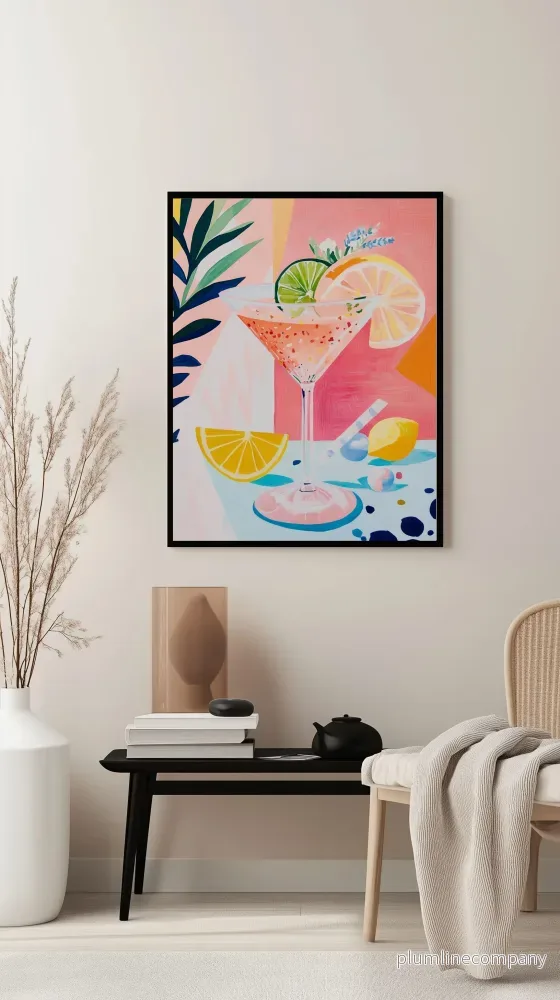 Folk Art Martini Poster - Bild 3