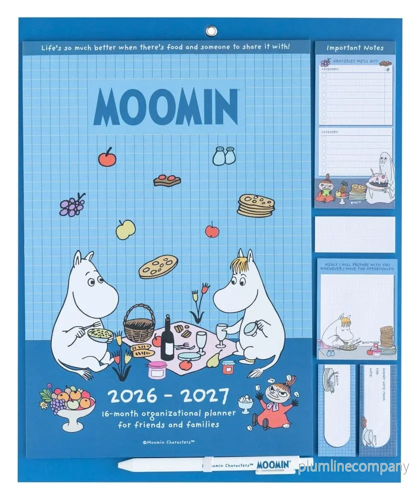 Mumin Magnetisk Planerare 2026/27, 30 x 35 cm