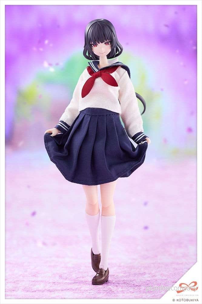 Sousaishojoteien Kiru Pla Kuon Yakushiji Touou High School Uniform plastmodell 1/10 16 cm - Bild 3