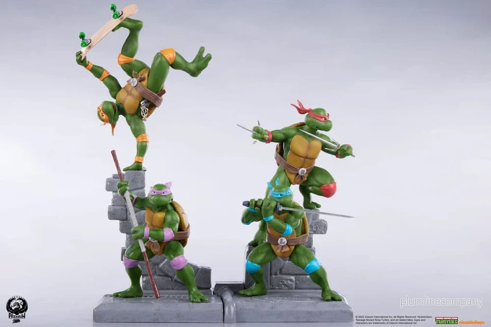 Teenage Mutant Ninja Turtles PVC-figur 4-pack, 20 cm hög Teenage Mutant Ninja Turtles PVC-figur 4-pack, 20 cm hög