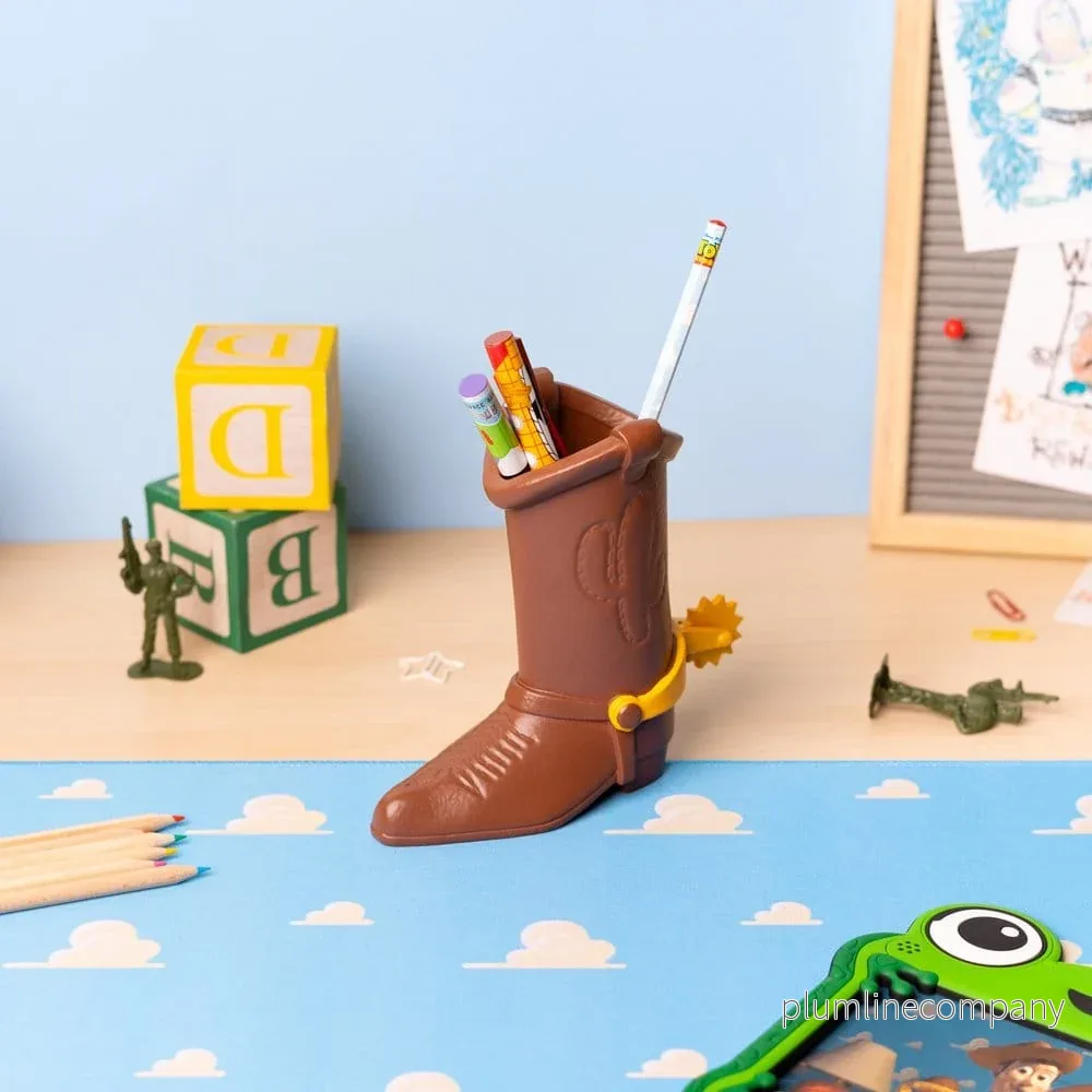 Disney Pixar Toy Story Pennhållare med Skrivset Woody's Stövel 16 cm - Bild 3