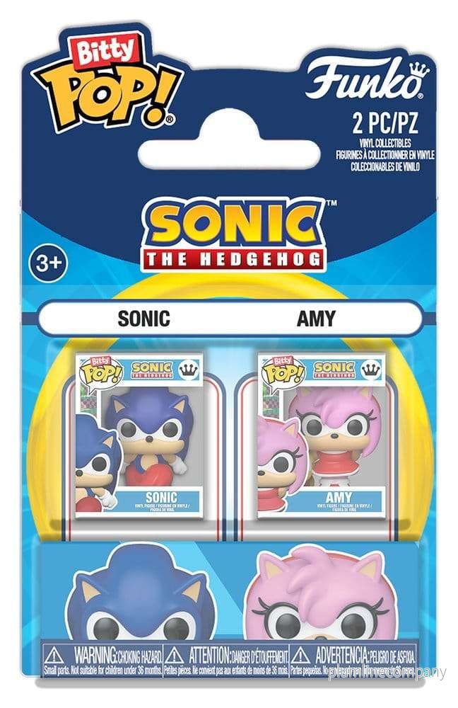 Sonic the Hedgehog Bitty POP! Figur 2-Pack Sonic & Amy Rose 2 cm Sonic the Hedgehog Bitty POP! Figur 2-Pack Sonic & Amy Rose 2 cm
