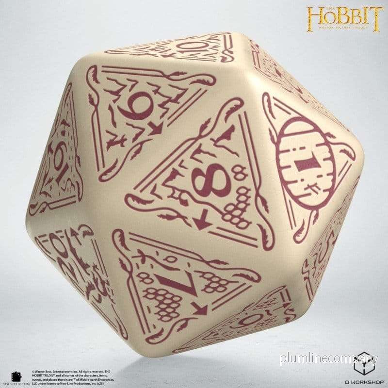 The Hobbit Spindown Jumbo Tärning Terra TCG D20