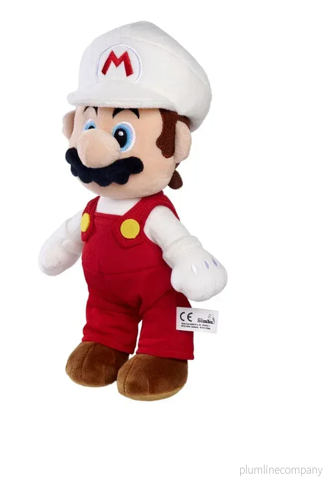 Super Mario Plush Figur Feuer Mario 30 cm - Bild 3
