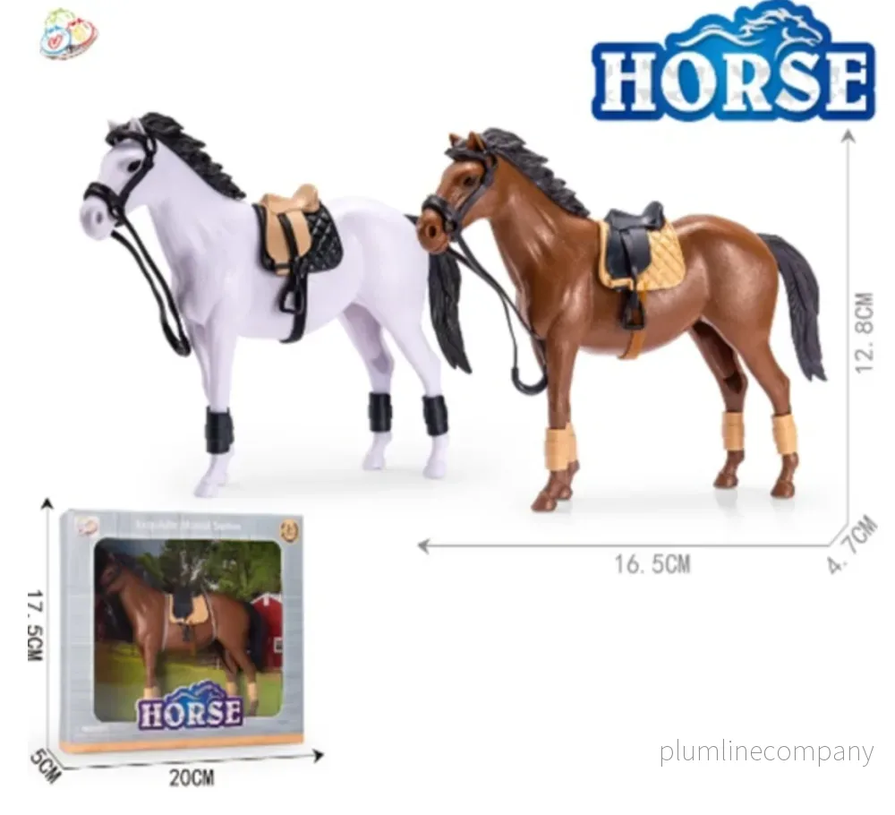 HORSE WITH SADDLE
