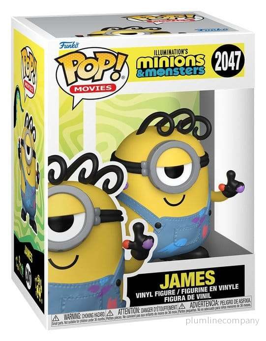 Minions 3 POP! Rocks Vinylfigur James 9 cm - Bild 2