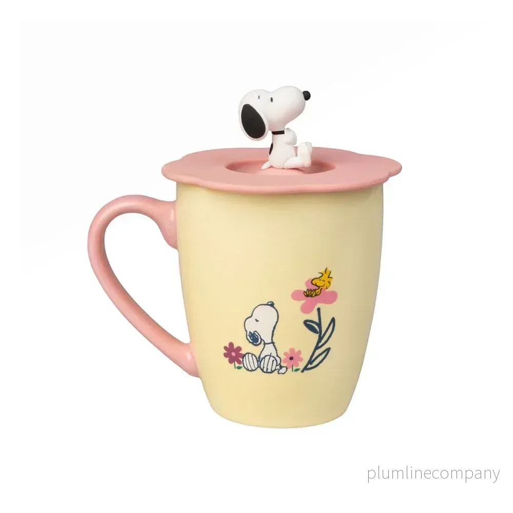 Mugg Peanuts med lock Premium Ver. Mugg Peanuts med lock Premium Ver.