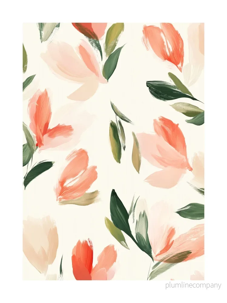 Floating Florals Poster Floating Florals Poster