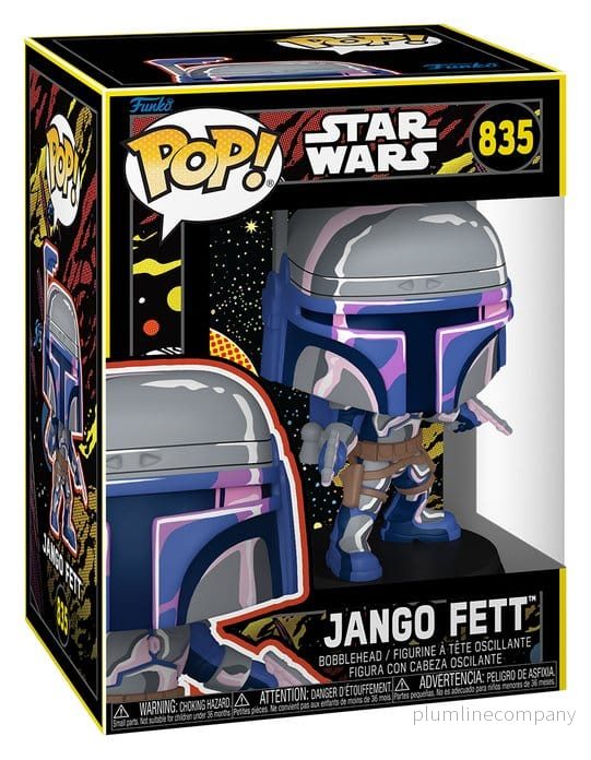 Star Wars: Mandalorian & Grogu POP! Figur Jango Fett (Retro) 9 cm - Bild 3