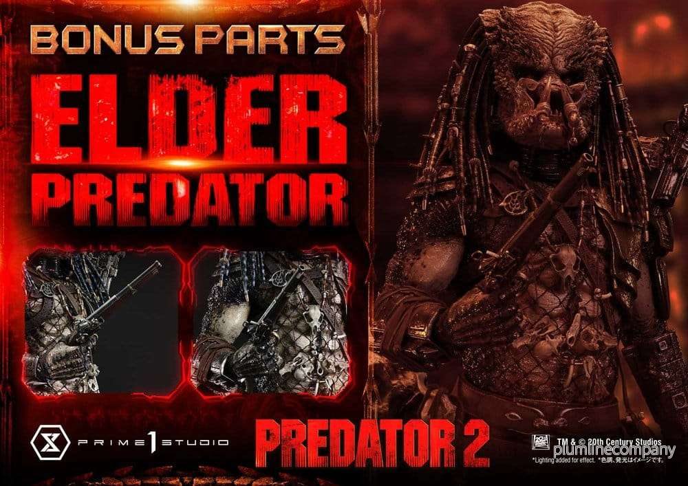 Predator 2 Museum Masterline Statue 1/3 Elder Predator DX Bonus Version 94 cm - Bild 3