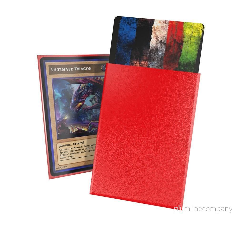Ultimate Guard Cortex Sleeves Matte Japansk Storlek (60) - Röd - Bild 3
