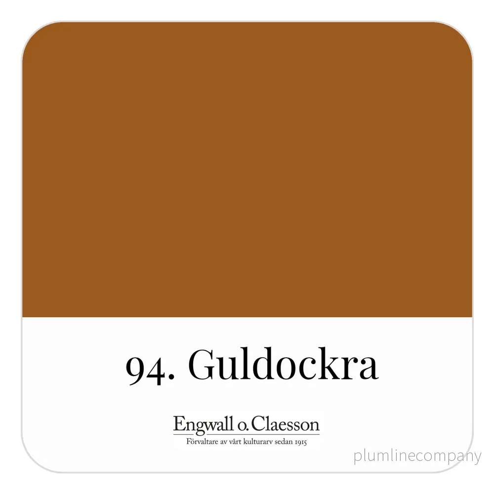 Utvändig Linoljefärg Guldockra 94 1 L