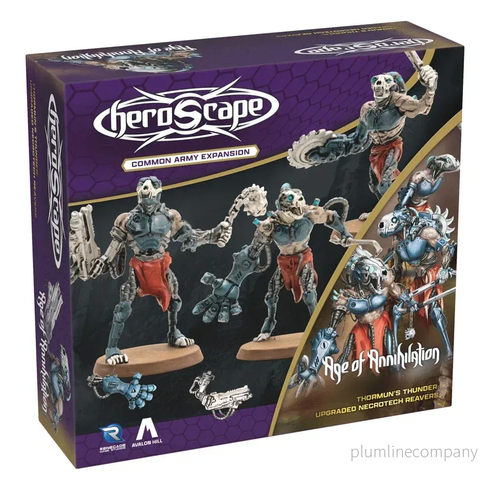 Heroscape Armé Expansion: Age of Annihilation – Uppgraderade Necrotech Reavers (Vanlig) *Engelsk Version*