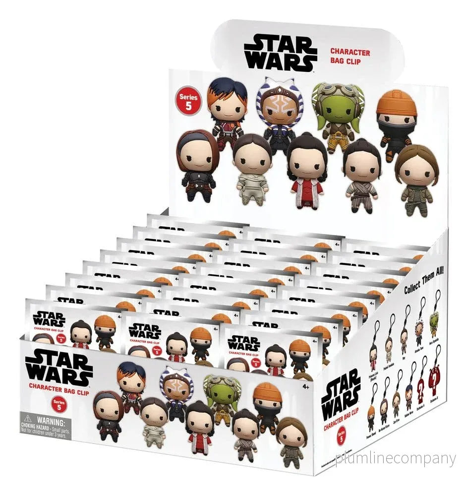 Woman of Star Wars 3D PVC Bag Clips Series blind bag-display (24) Woman of Star Wars 3D PVC Bag Clips Series blind bag-display (24)