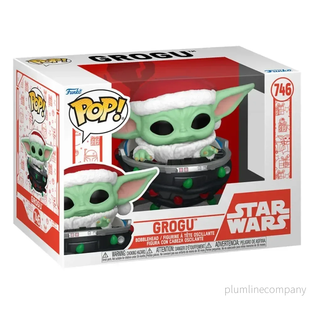 Star Wars: Mandalorian POP! Vinyl Figur Holiday Grogu Pram 9 cm - Bild 2