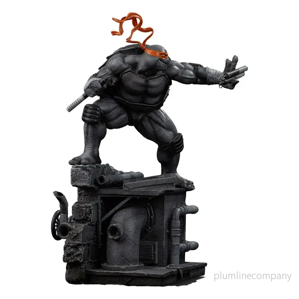 Teenage Mutant Ninja Turtles Art Scale Figur 1/10 Michelangelo Black and White Variant 26 cm – Hero Exclusive Teenage Mutant Ninja Turtles Art Scale Figur 1/10 Michelangelo Black and White Variant 26 cm – Hero Exclusive