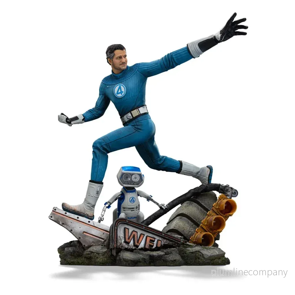 Fantastic Four Art Scale Figur 1/10 Mr. Fantastic och H.E.R.B.I.E 26 cm - Bild 2