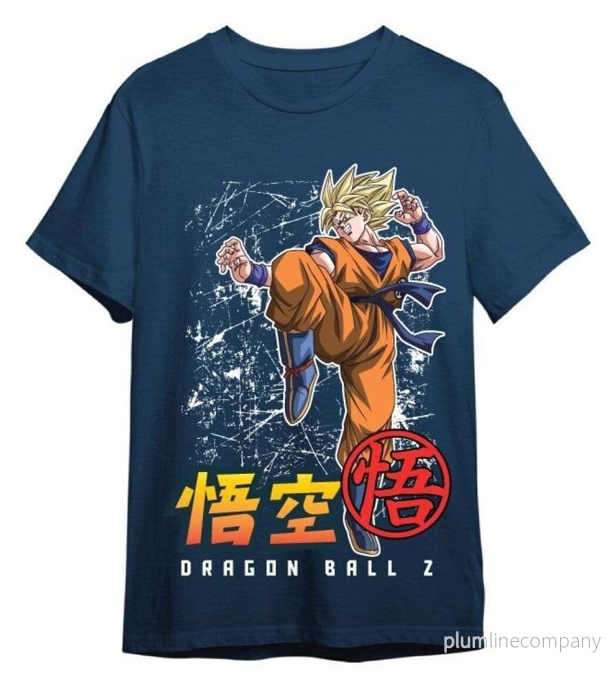 Dragon Ball Z T-shirt Goku Super Saiyan Denim
