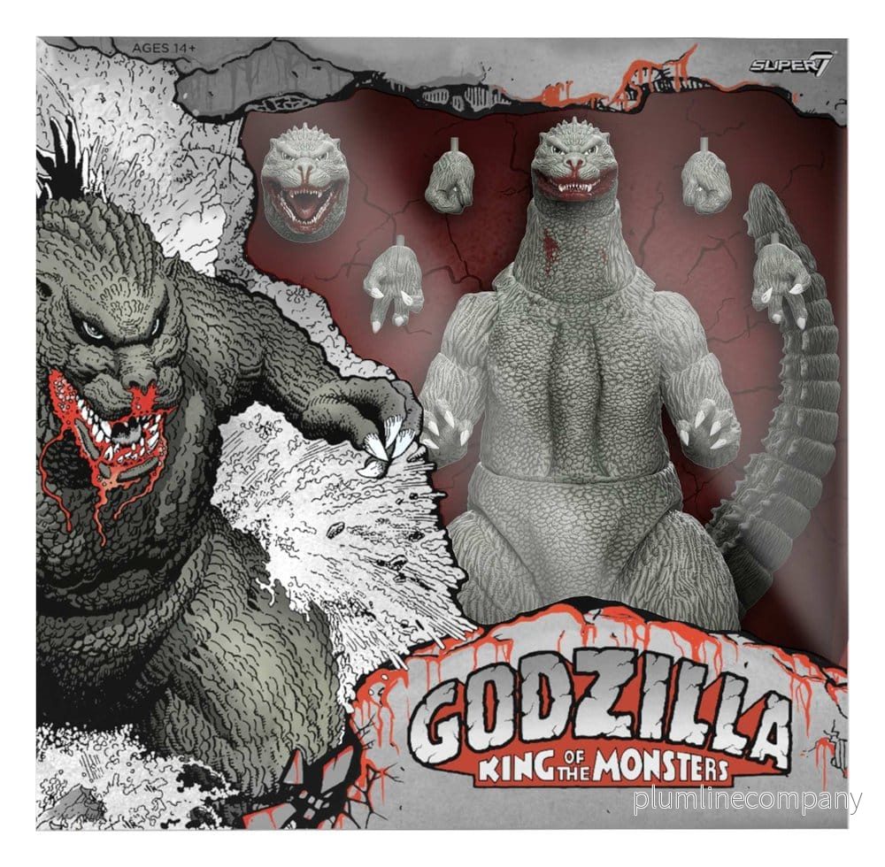 Godzilla (1989) Toho Ultimates Actionfigur - Godzilla (Gråskalig Seriealbum - Törstig på Blod) 24 cm - Bild 2