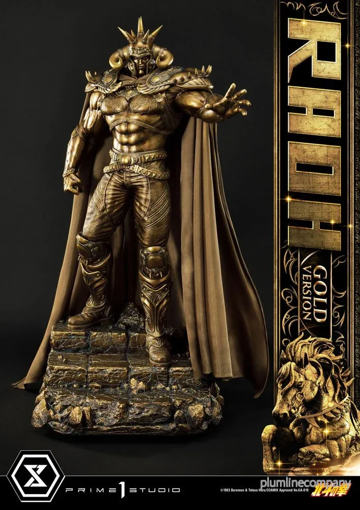 Fist of the North Star Staty 1/4 Raoh Gold Version 78 cm Fist of the North Star Staty 1/4 Raoh Gold Version 78 cm
