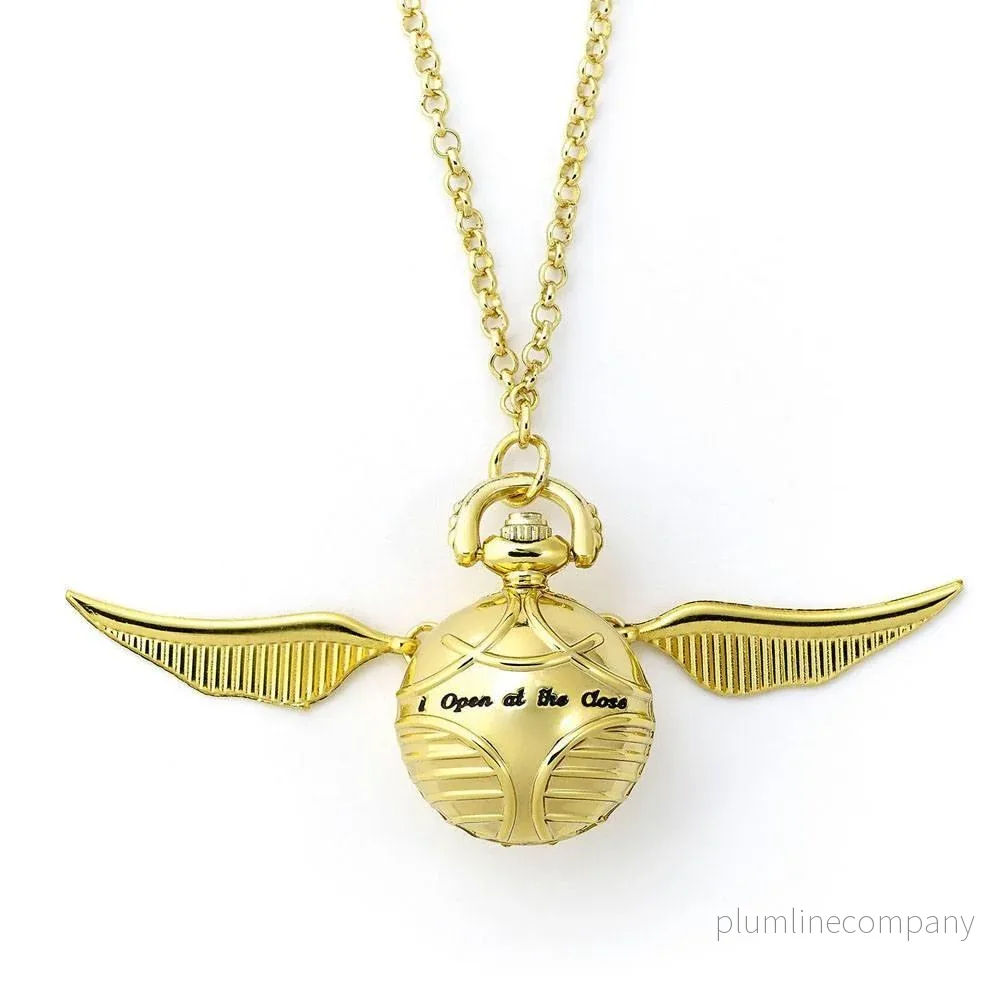 Harry Potter Klockhalsband Golden Snitch (Guldpläterad) - Bild 3