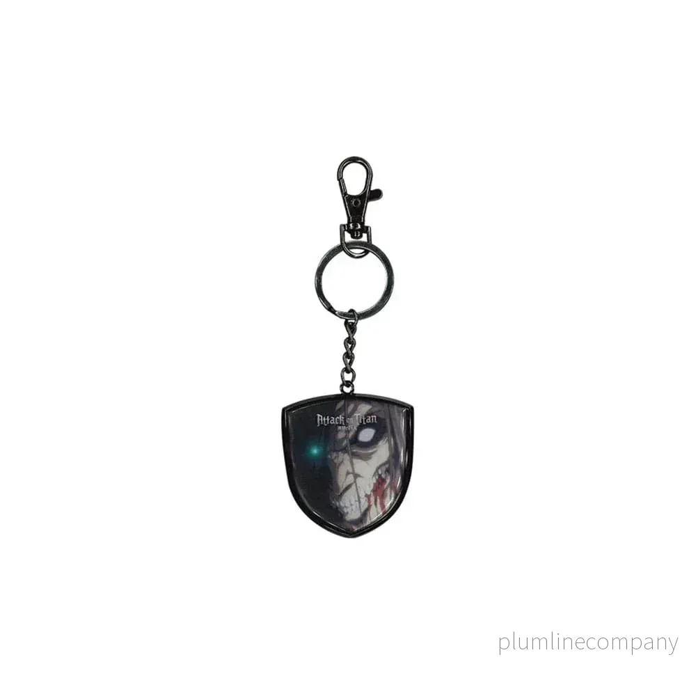 Attack on Titan Metal Nyckelring Titan 7 cm – Officiell Merchandise