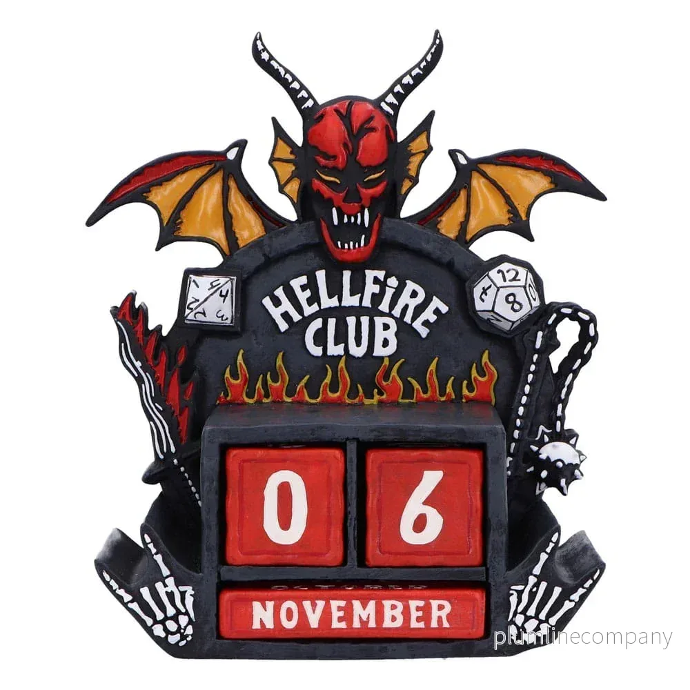 Stranger Things Perpetual Calendar Hellfire Club 15 cm - Bild 2