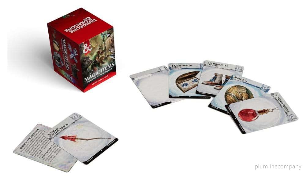 Dungeons & Dragons RPG Referenskort – Magiska Föremål (Vanliga och Ovanliga) *Engelsk Version* - Bild 3