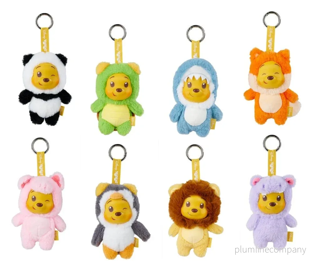 Disney YuYus gosedjursnyckelringar Våg 2 Nalle Puh 13 cm Blindbox Display (8 stycken) - Bild 2