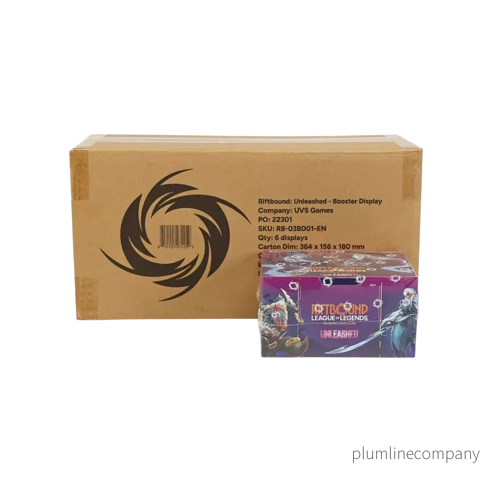 Riftbound: League of Legends TCG Unleashed Booster Box Sealed Case Riftbound: League of Legends TCG Unleashed Booster Box Sealed Case