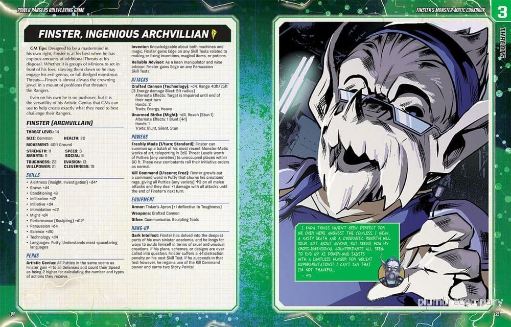 Power Rangers RPG Book Finster's Monster-Matic Cookbook Sourcebook *Englische Version* - Bild 3