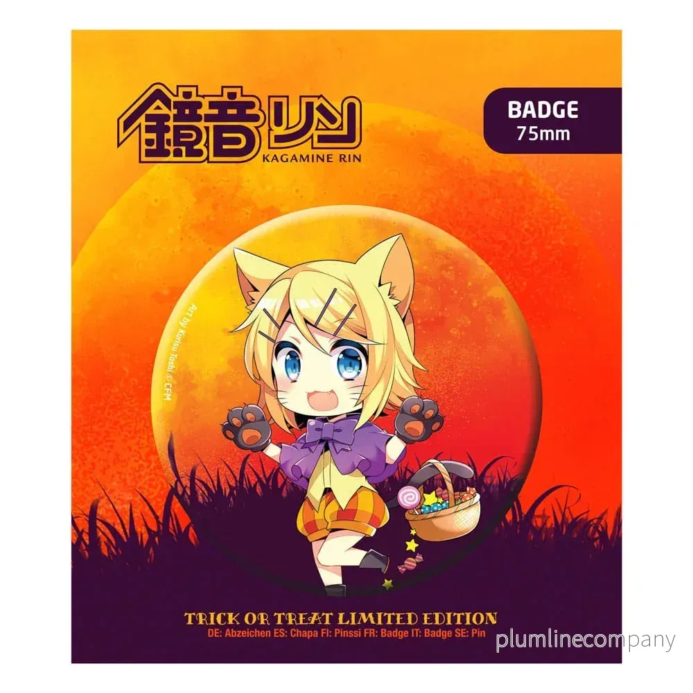Hatsune Miku Pin Badge – Halloween Limited Edition Kagamine Rin