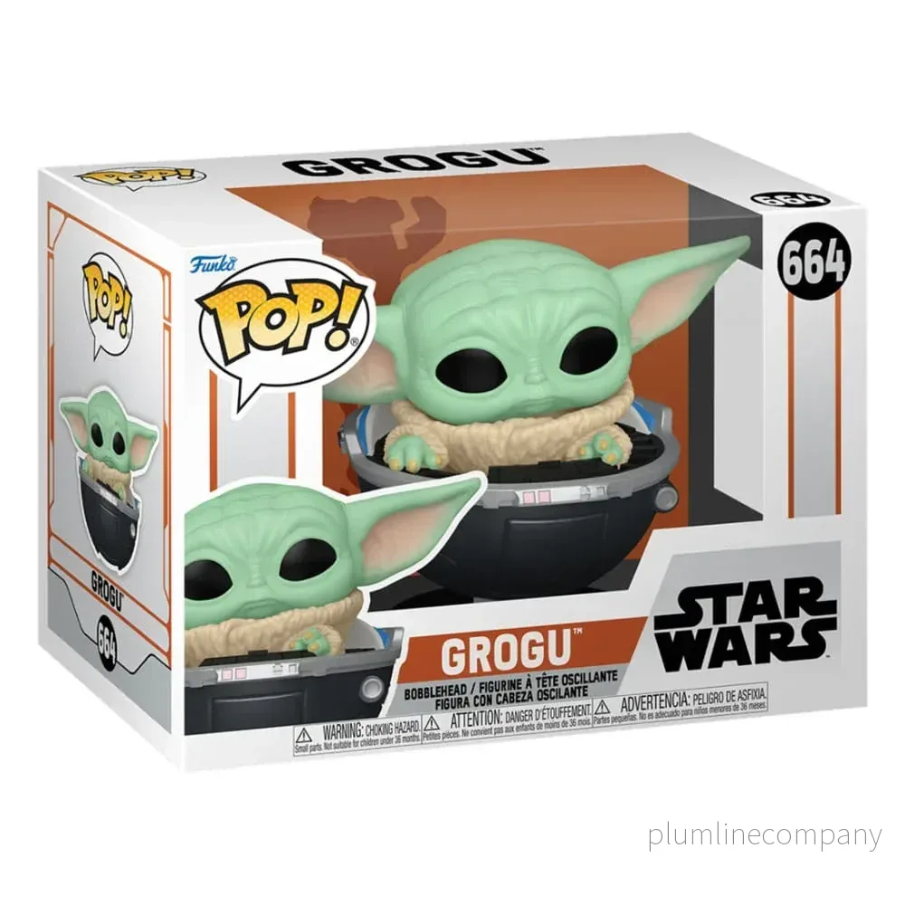 Star Wars: The Mandalorian Grogu POP! Vinyl Figur 9 cm - Bild 3