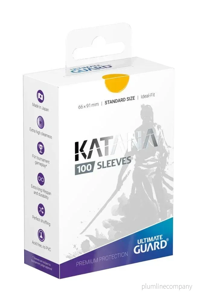 Ultimate Guard Katana Sleeves Standard Size (100) - Yellow - Bild 2