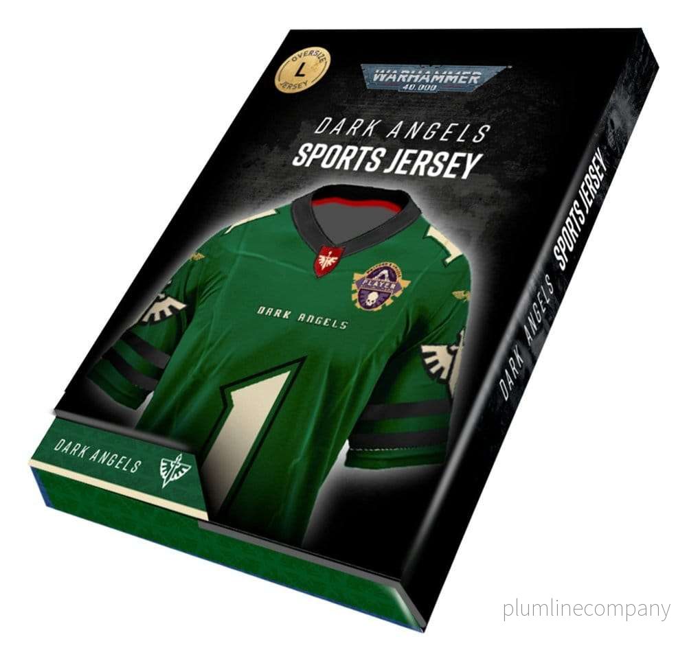 Warhammer 40,000 Sports Jersey Shirt Dark Angels – S Warhammer 40,000 Sports Jersey Shirt Dark Angels – S
