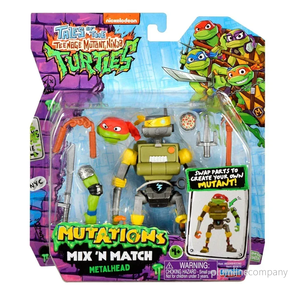 Tales of the Teenage Mutant Ninja Turtles Mix 'n Match Action Figur Metalhead 12 cm - Bild 3