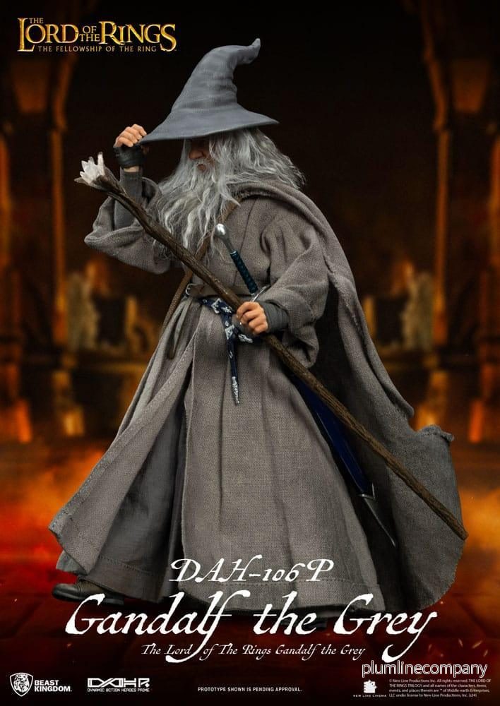 Lord of the Rings Dynamic 8ction Heroes Action Figur 1/9 Gandalf the Grey 21 cm - Bild 3