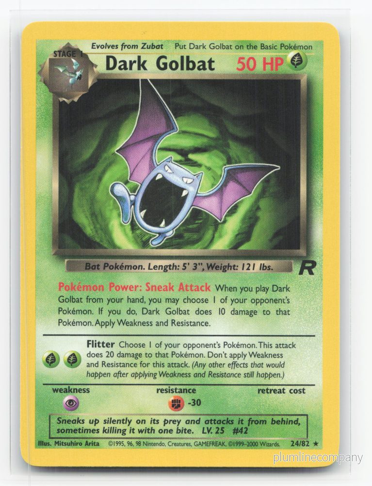 Dark Golbat 24/82 – Team Rocket Dark Golbat 24/82 – Team Rocket