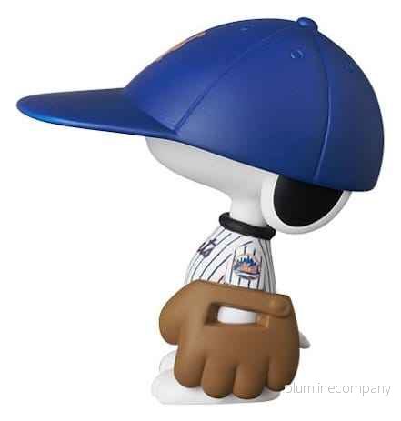 MLB × Peanuts UDF PVC-figur New York Mets Snoopy 7 cm - Bild 2