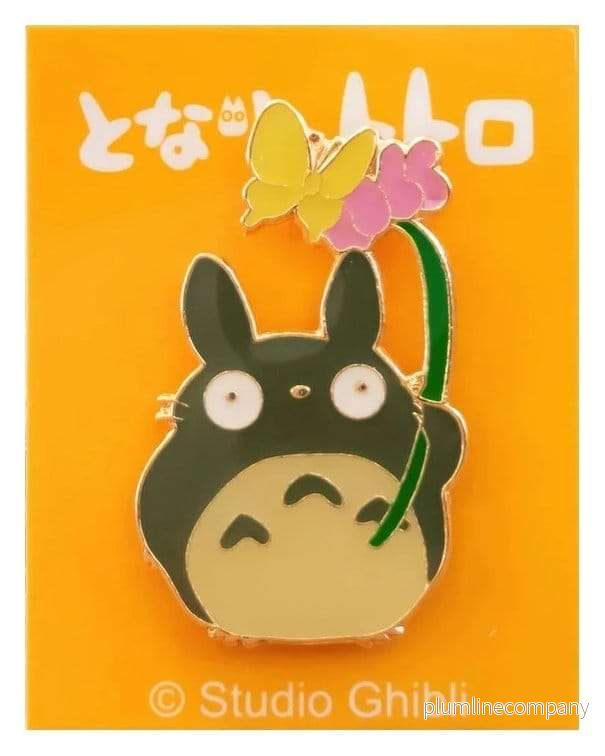 My Neighbor Totoro Pin – Totoro With Flower My Neighbor Totoro Pin – Totoro With Flower
