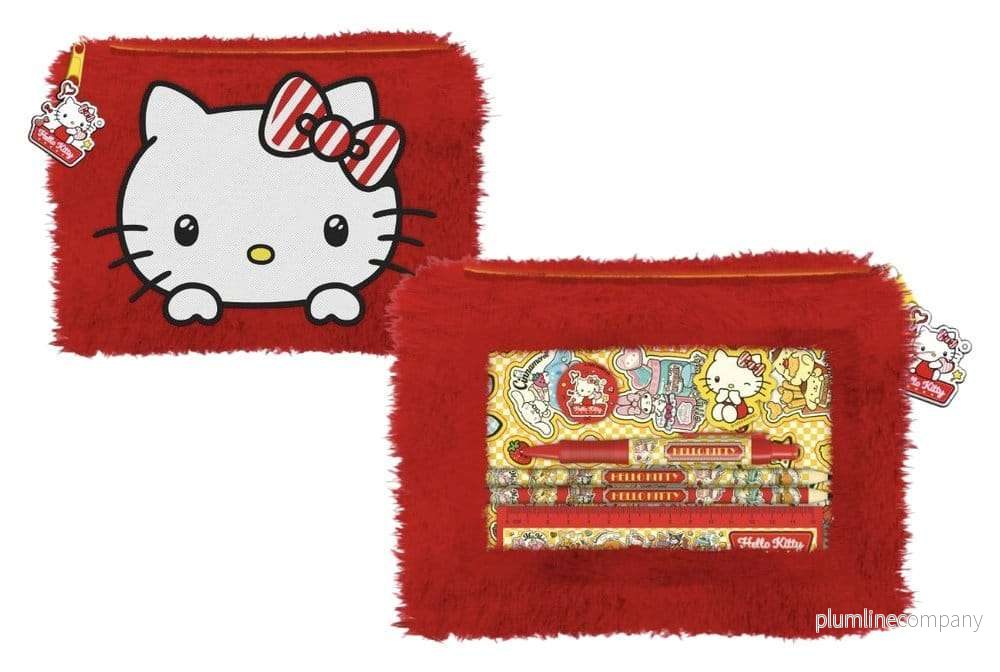 Hello Kitty and Friends mjukt pennfodral American Diner Version displayset (12) Hello Kitty and Friends mjukt pennfodral American Diner Version displayset (12)